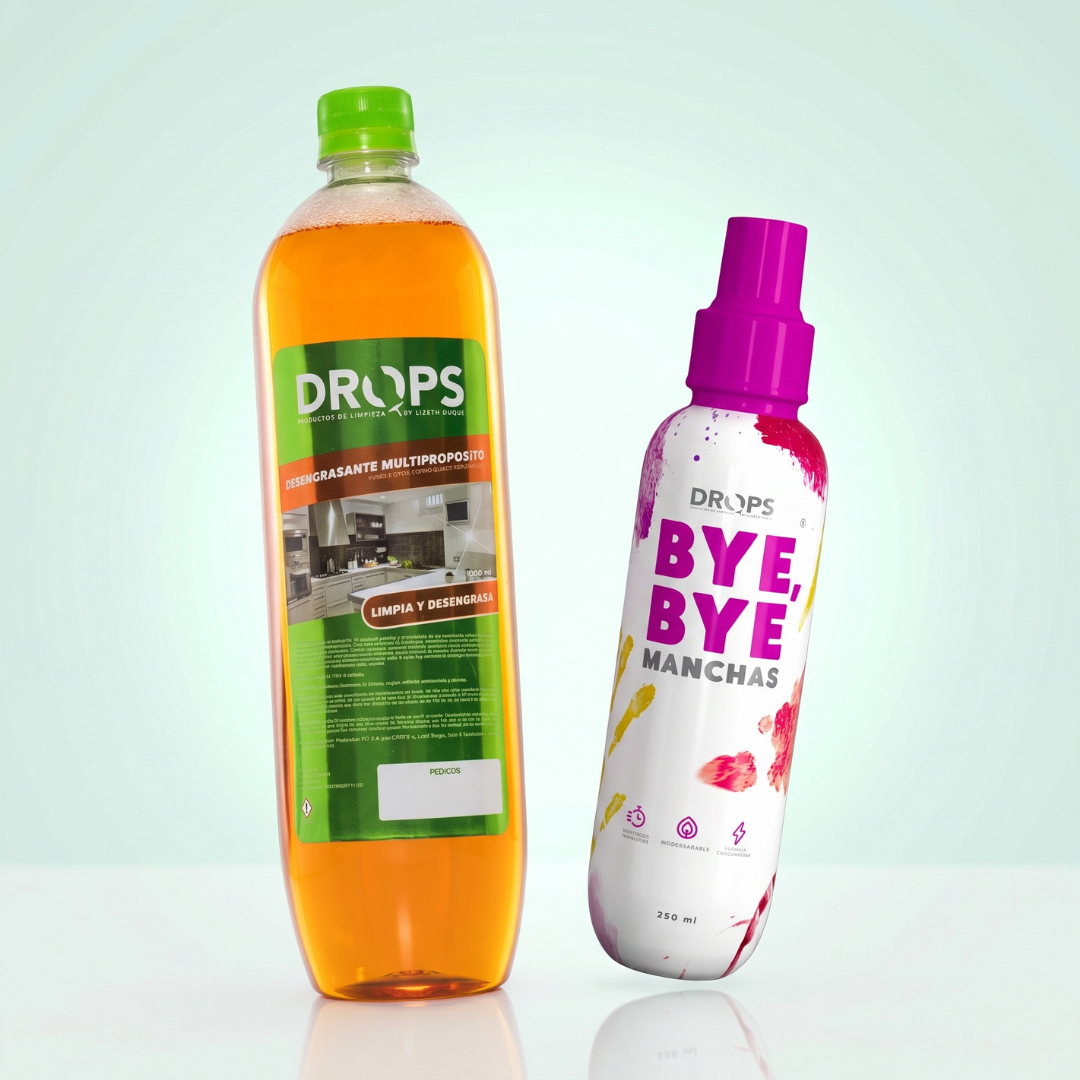 Desengrasante 1L + ByeBye Manchas 250 ml