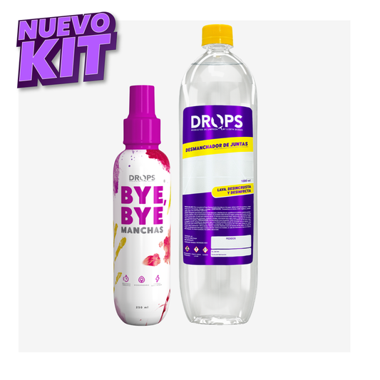 Kit Top Bye Bye Manchas + Desmanchador de Juntas