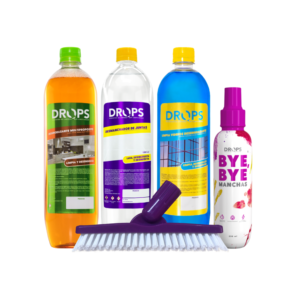 Nuevo Súper Kit de productos de limpieza Drops