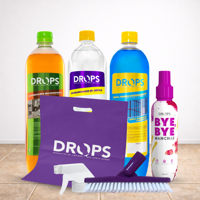 Nuevo Súper Kit de productos de limpieza Drops